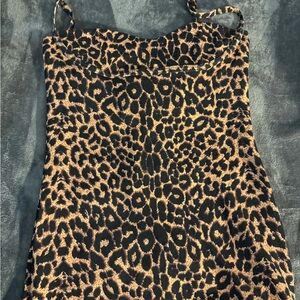 PrettyLittleThing Animal Print Dress